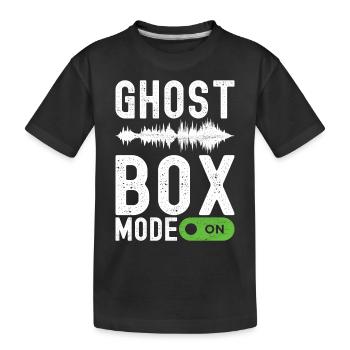 Enquêteur paranormal Chasse aux fantômes - T-shirt bio Premium Enfant - noir - Devant