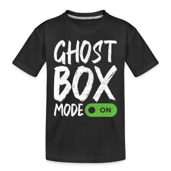 Enquêteur paranormal Chasse aux fantômes - T-shirt bio Premium Enfant - noir - Devant