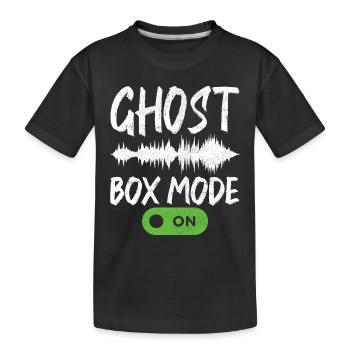 Enquêteur paranormal Chasse aux fantômes - T-shirt bio Premium Enfant - noir - Devant