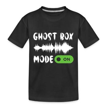 Enquêteur paranormal Chasse aux fantômes - T-shirt bio Premium Enfant - noir - Devant