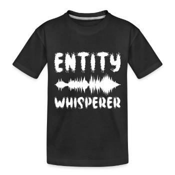 Paranormaler Ermittler Geister Jagen - Kinder Premium Bio T-Shirt - Schwarz - Vorne