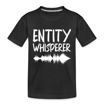 Enquêteur paranormal Chasse aux fantômes - T-shirt bio Premium Enfant - noir - Devant
