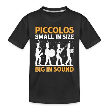 Blaskapelle Sprüche Lustige Marschinstrumente - Kinder Premium Bio T-Shirt - Schwarz - Vorne