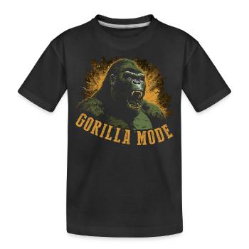 Mode Gorille - T-shirt bio Premium Enfant - noir - Devant