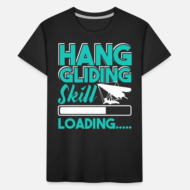 Hang Gliding Hang Gliding Skill Loading Kids' Premium Organic T-Shirt