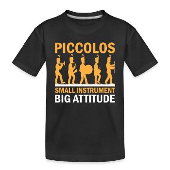 Blaskapelle Sprüche Lustige Marschinstrumente - Kinder Premium Bio T-Shirt - Schwarz - Vorne