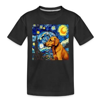 Deutscher Schäferhund Lustiger Hund Beliebtes - Kinder Premium Bio T-Shirt - Schwarz - Vorne