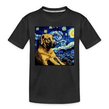 Deutscher Schäferhund Lustiger Hund Beliebtes - Kinder Premium Bio T-Shirt - Schwarz - Vorne