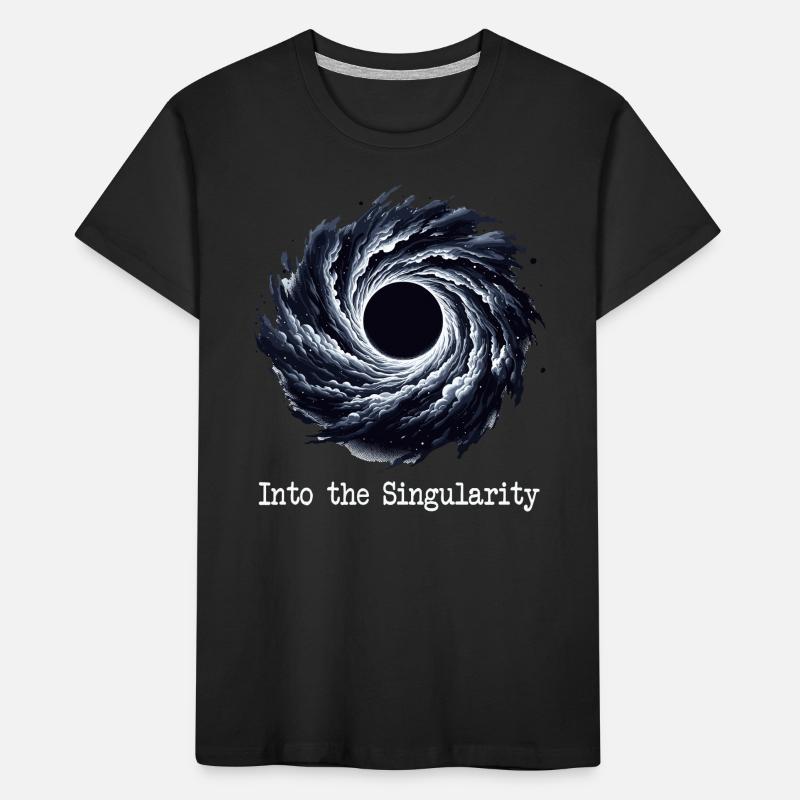 Astrophysics Enthusiast Into The Singularity Kids' Premium Organic T-Shirt