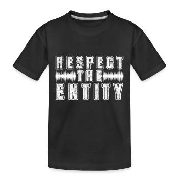 Enquêteur paranormal Chasse aux fantômes - T-shirt bio Premium Enfant - noir - Devant