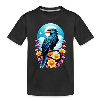 aigle - embleme des usa - T-shirt bio Premium Enfant - noir - Devant