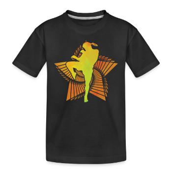 Muay Thai - Kids' Premium Organic T-Shirt - black - Front
