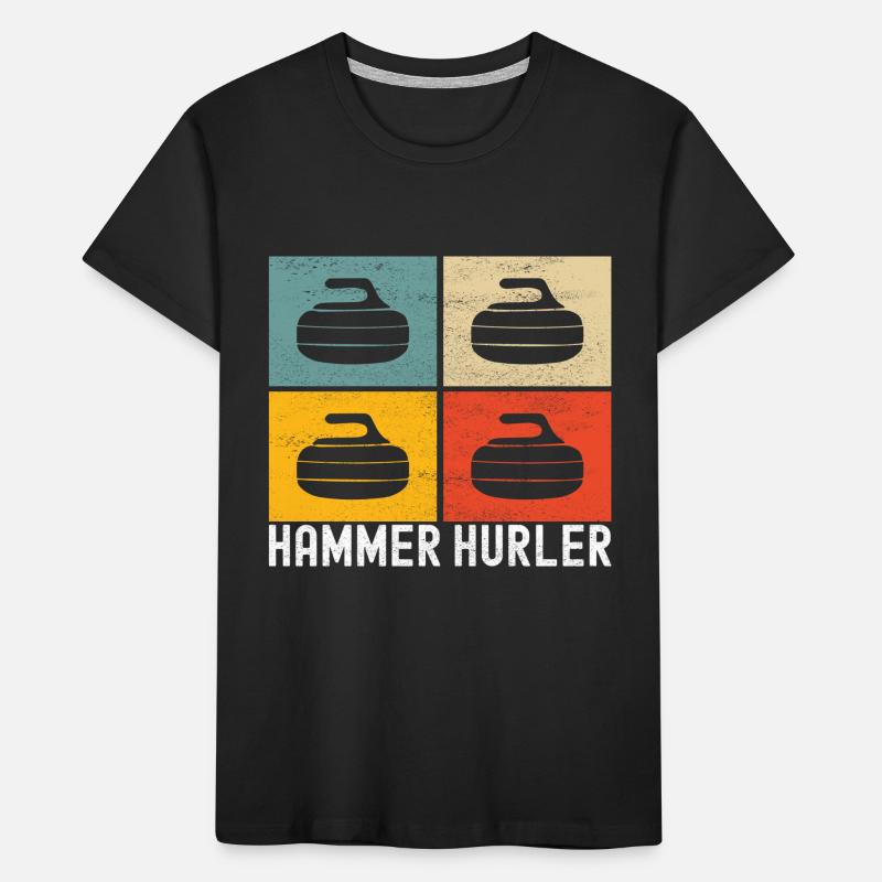 Joueurs de curling T-shirt bio Premium Enfant