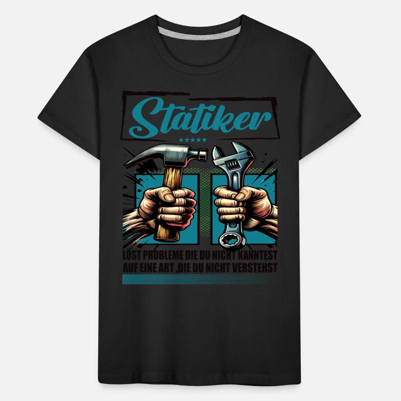 Statiker Beruf mit lustigen Spruch Kinder Premium Bio T-Shirt
