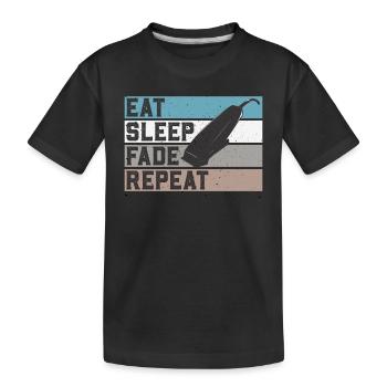 Friseur Geschenk Für Friseur Salon Spruch Friseur - Kinder Premium Bio T-Shirt - Schwarz - Vorne