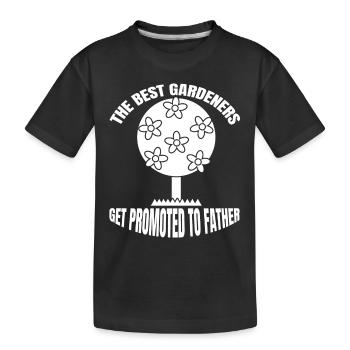 Gardening Hobby Gardener Gardener Gardening Garden - Kids' Premium Organic T-Shirt - black - Front