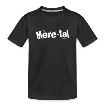 Mère-tal Elegance - T-shirt bio Premium Enfant - noir - Devant