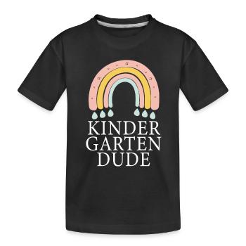 Kindergarten Dude Funny Pre School Bff - Kids' Premium Organic T-Shirt - black - Front
