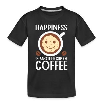 Barista Kaffee - Kinder Premium Bio T-Shirt - Schwarz - Vorne