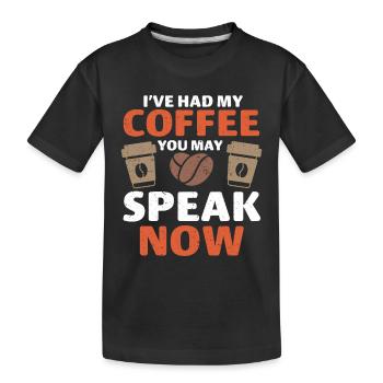 Barista Kaffee - Kinder Premium Bio T-Shirt - Schwarz - Vorne