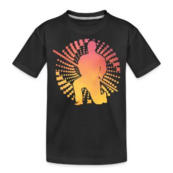 Aikido - Kinder Premium Bio T-Shirt - Schwarz - Vorne