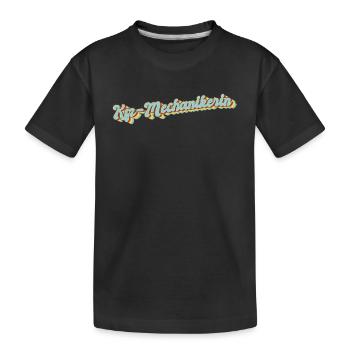 Kfz-Mechaniker Abschluss-Geschenk Kfz-Mechanikerin - Kinder Premium Bio T-Shirt - Schwarz - Vorne