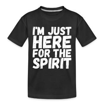 Enquêteur paranormal Chasse aux fantômes - T-shirt bio Premium Enfant - noir - Devant