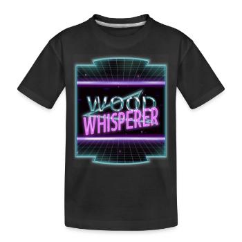 funny quote carpenter saw plumber lumber - Kinder Premium Bio T-Shirt - Schwarz - Vorne