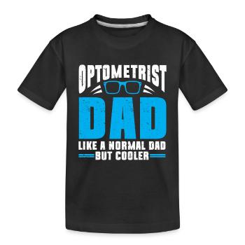 Optometrist Optiker Optometrie - Kinder Premium Bio T-Shirt - Schwarz - Vorne
