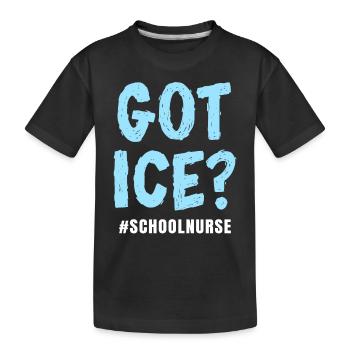 Eis haben - Kinder Premium Bio T-Shirt - Schwarz - Vorne