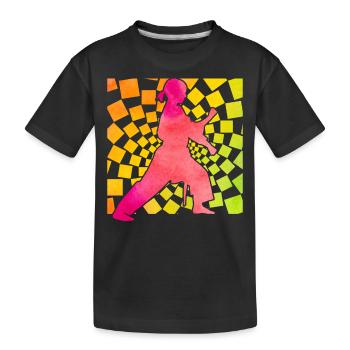 Wing Chun - Kinder Premium Bio T-Shirt - Schwarz - Vorne