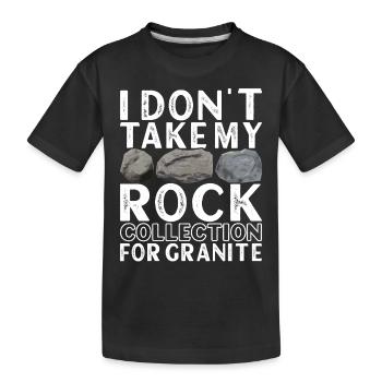 Geologe Geologie - Kinder Premium Bio T-Shirt - Schwarz - Vorne