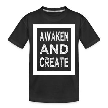 Innovation Cutting-Edge Invention Insight - Kids' Premium Organic T-Shirt - black - Front