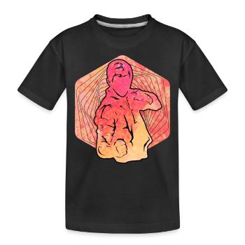 Wing Chun - Kinder Premium Bio T-Shirt - Schwarz - Vorne