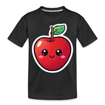 Cerisier Kawai - T-shirt bio Premium Enfant - noir - Devant