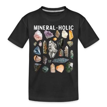 Geologe Geologie - Kinder Premium Bio T-Shirt - Schwarz - Vorne