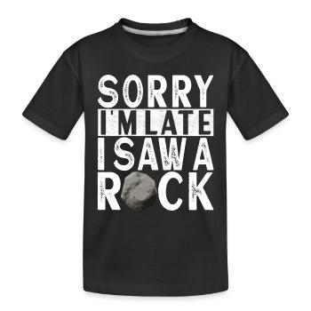 Geologe Geologie - Kinder Premium Bio T-Shirt - Schwarz - Vorne
