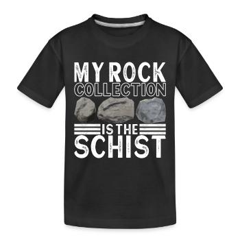 Geologe Geologie - Kinder Premium Bio T-Shirt - Schwarz - Vorne