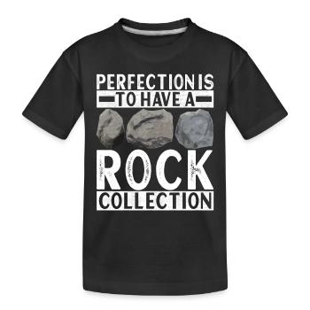 Geologe Geologie - Kinder Premium Bio T-Shirt - Schwarz - Vorne