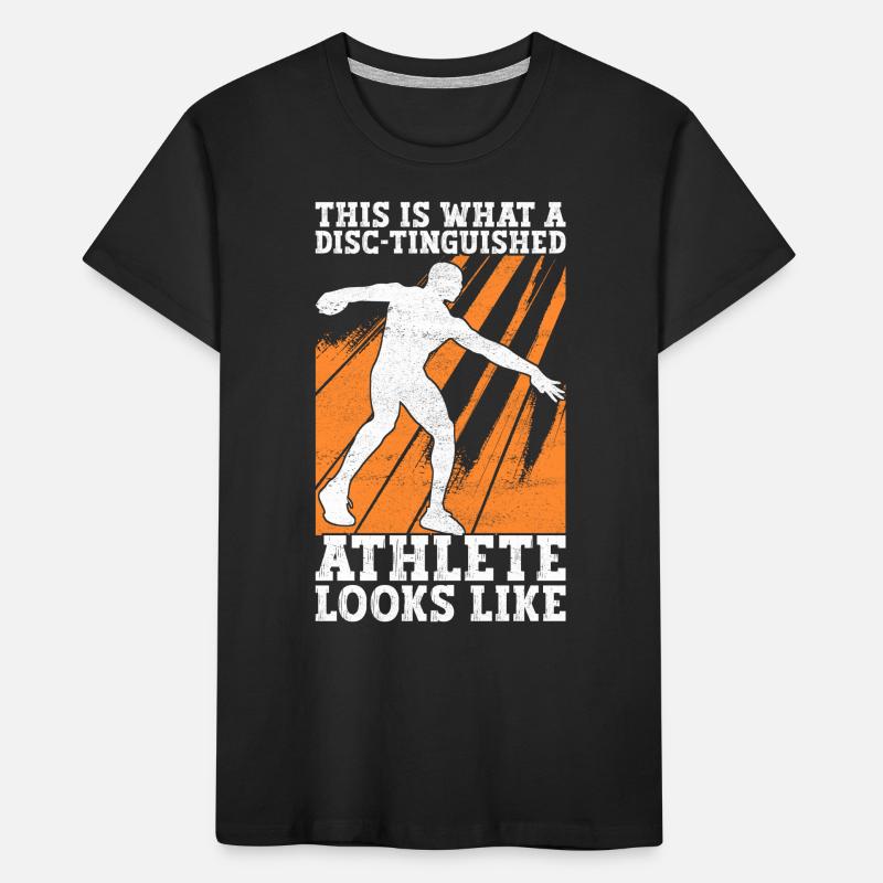 Discus thrower discus throw Kids' Premium Organic T-Shirt
