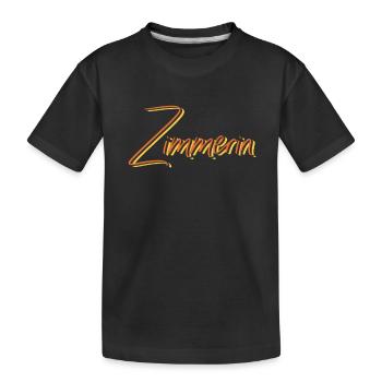 Charpentier cadeau de graduation femme de chambre - T-shirt bio Premium Enfant - noir - Devant