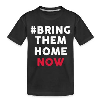 Ramenez-les à la maison maintenant Vintage - T-shirt bio Premium Enfant - noir - Devant