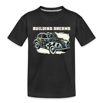 Puzzle Lover Jigzaw Puzzle Jeu de société Puzzler - T-shirt bio Premium Enfant - noir - Devant