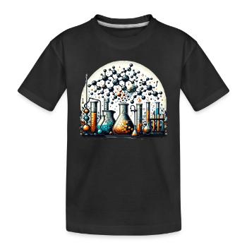 Organic Chemistry, Chemistry Students, Chemistry - Kids' Premium Organic T-Shirt - black - Front