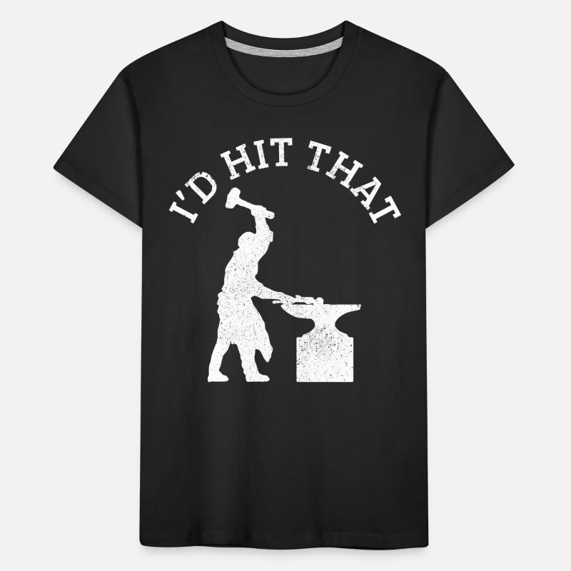 Forger forgeron maréchal-ferrant cadeau T-shirt bio Premium Enfant