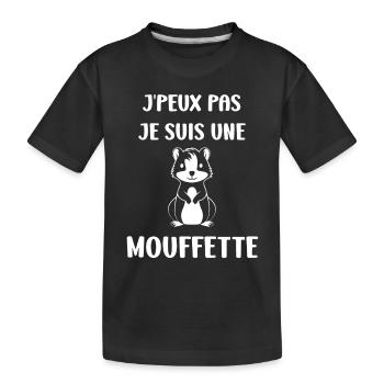 Humour Mouffette - T-shirt bio Premium Enfant - noir - Devant
