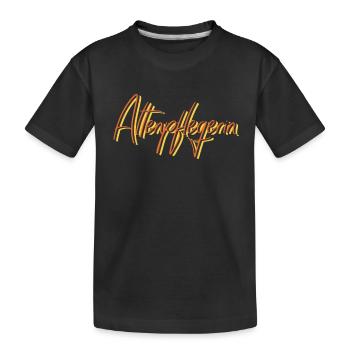 Altenpfleger Abschluss-Geschenk Altenpflegerin - Kinder Premium Bio T-Shirt - Schwarz - Vorne
