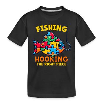 Puzzle Lover Jigzaw Puzzle Jeu de société Puzzler - T-shirt bio Premium Enfant - noir - Devant