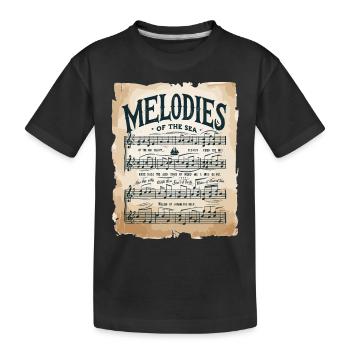 Sailors Sea Shanty Singing Ship Adventures - Kinder Premium Bio T-Shirt - Schwarz - Vorne