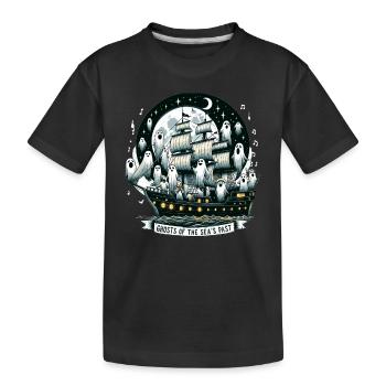 Sailors Sea Shanty Singing Ship Adventures - Kinder Premium Bio T-Shirt - Schwarz - Vorne